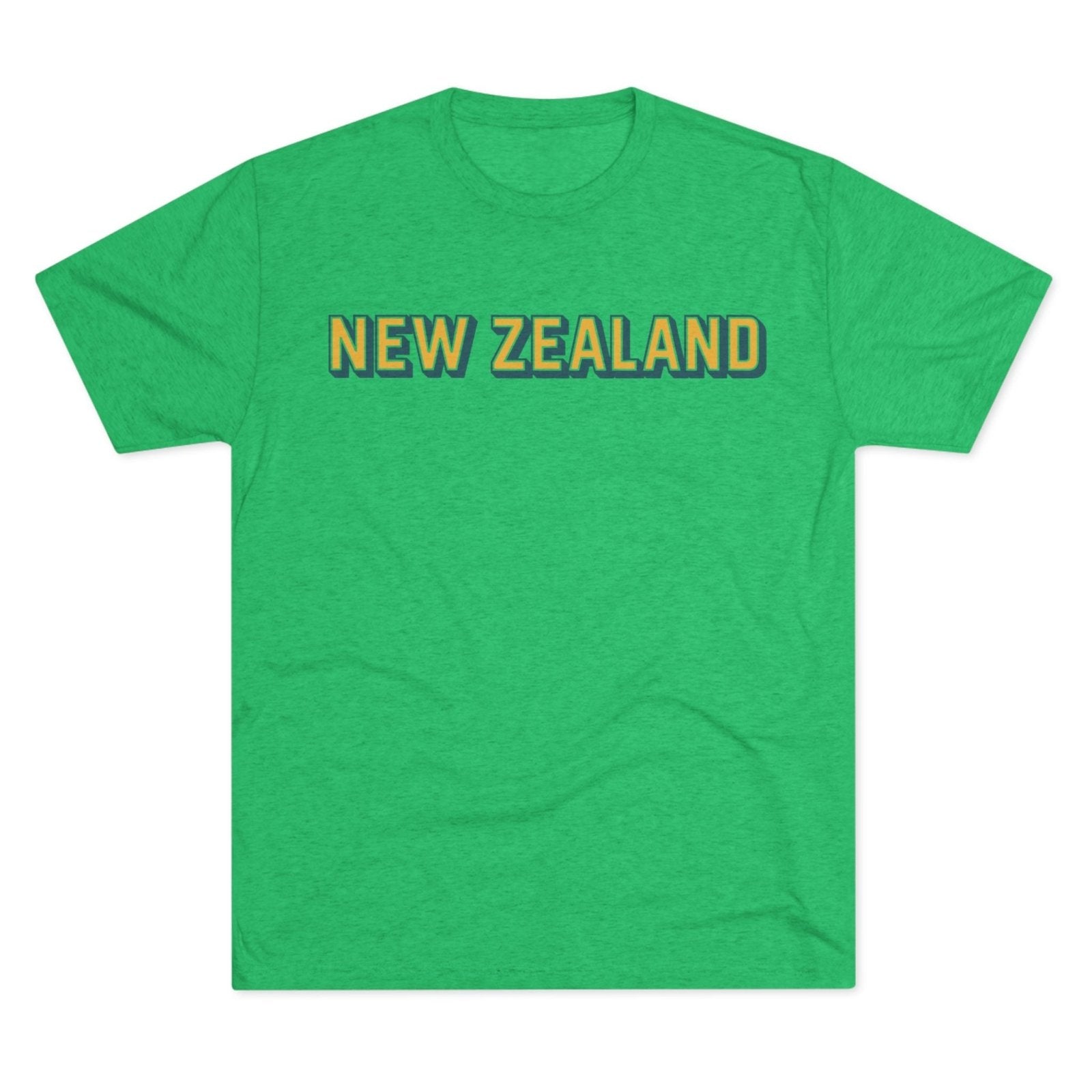 New Zealand Tri - Blend Tee, Classic Soft Shirt for Men and Women, Kiwi Travel Top, Vintage Style Tshirt, Comfortable Cotton Blend, Souvenir - Selden & Kingsley