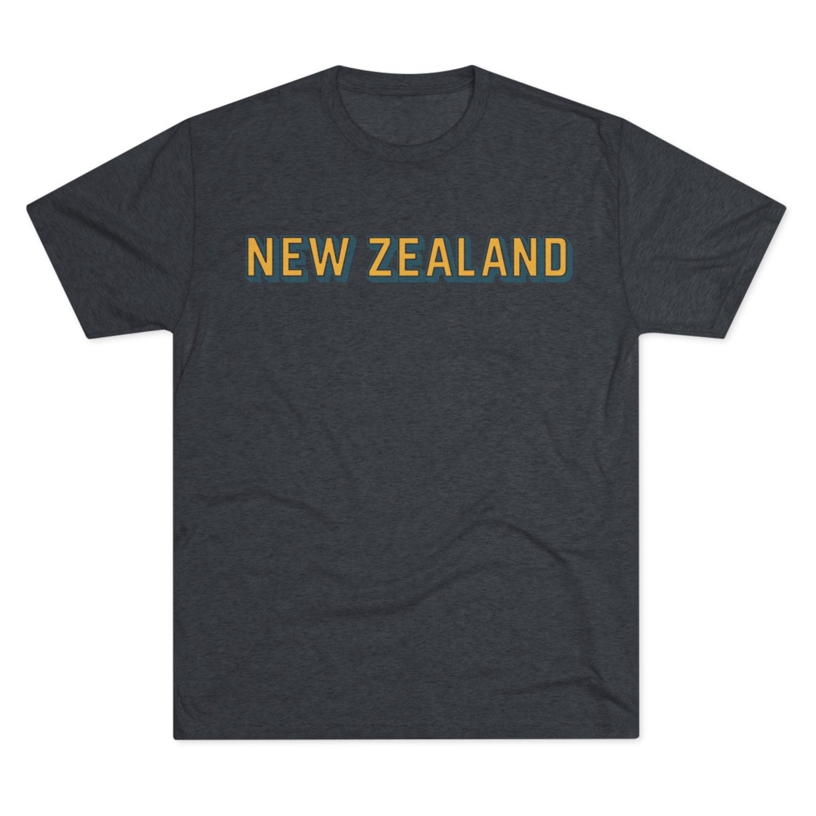 New Zealand Tri - Blend Tee, Classic Soft Shirt for Men and Women, Kiwi Travel Top, Vintage Style Tshirt, Comfortable Cotton Blend, Souvenir - Selden & Kingsley