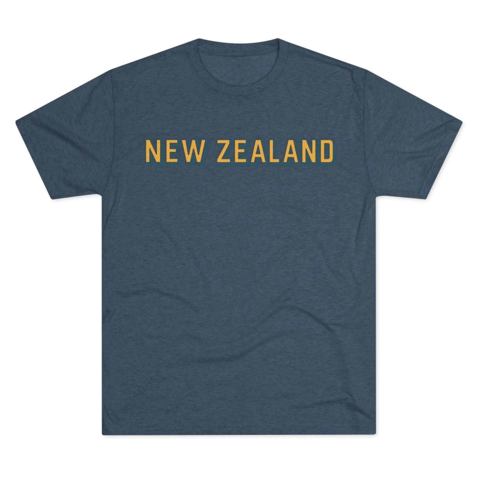 New Zealand Tri - Blend Tee, Classic Soft Shirt for Men and Women, Kiwi Travel Top, Vintage Style Tshirt, Comfortable Cotton Blend, Souvenir - Selden &amp; Kingsley