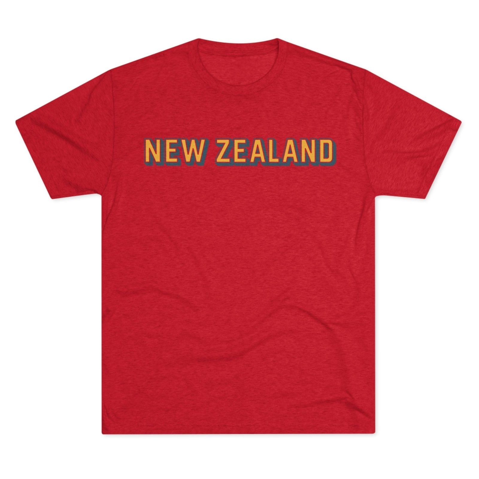 New Zealand Tri - Blend Tee, Classic Soft Shirt for Men and Women, Kiwi Travel Top, Vintage Style Tshirt, Comfortable Cotton Blend, Souvenir - Selden & Kingsley