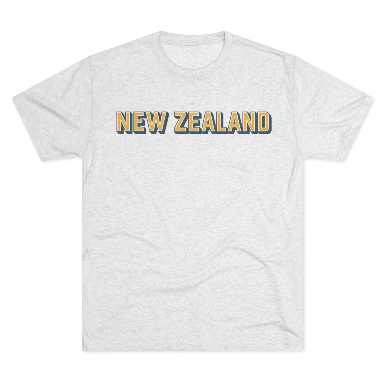 New Zealand Tri - Blend Tee, Classic Soft Shirt for Men and Women, Kiwi Travel Top, Vintage Style Tshirt, Comfortable Cotton Blend, Souvenir - Selden & Kingsley