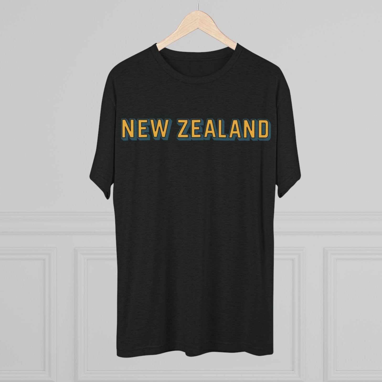 New Zealand Tri - Blend Tee, Classic Soft Shirt for Men and Women, Kiwi Travel Top, Vintage Style Tshirt, Comfortable Cotton Blend, Souvenir - Selden &amp; Kingsley