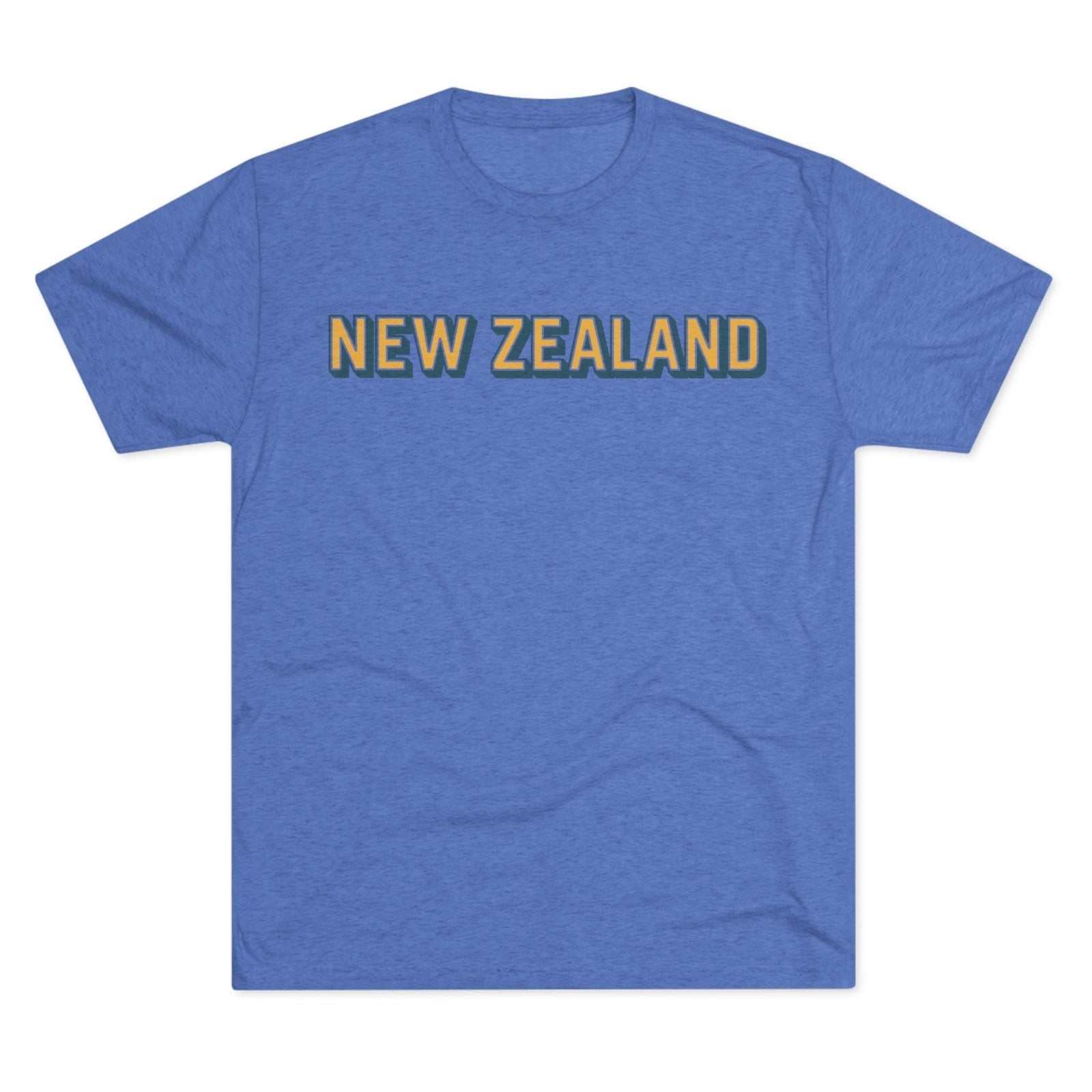 New Zealand Tri - Blend Tee, Classic Soft Shirt for Men and Women, Kiwi Travel Top, Vintage Style Tshirt, Comfortable Cotton Blend, Souvenir - Selden & Kingsley