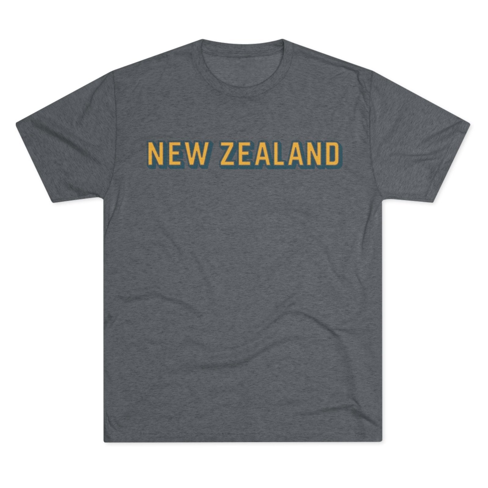 New Zealand Tri - Blend Tee, Classic Soft Shirt for Men and Women, Kiwi Travel Top, Vintage Style Tshirt, Comfortable Cotton Blend, Souvenir - Selden & Kingsley