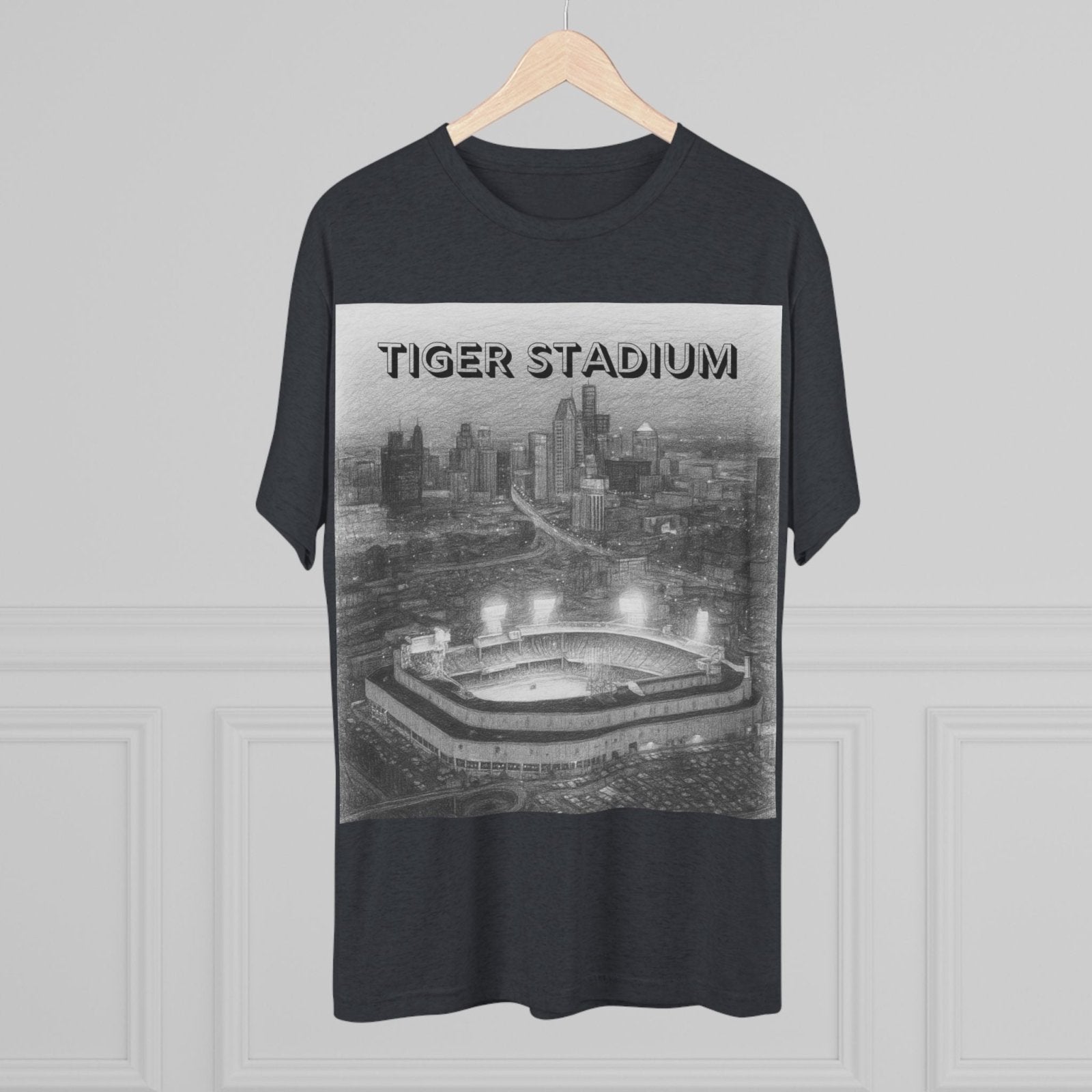 Tiger Stadium Sketch Tee, Detroit Baseball Fan Shirt, Ernie Harwell, 1984 World Series, Bless You Boys, Unisex Crewneck, Vintage Sports Tee, - Selden &amp; Kingsley