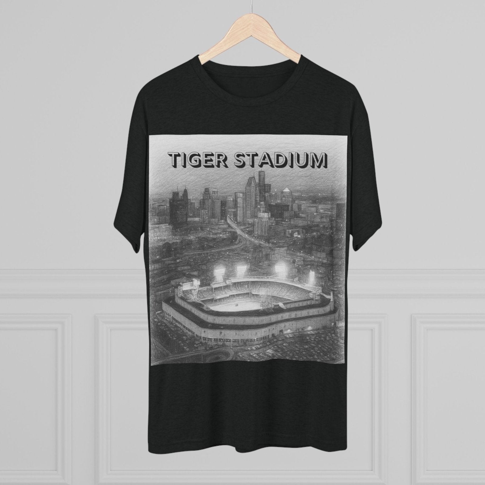 Tiger Stadium Sketch Tee, Detroit Baseball Fan Shirt, Ernie Harwell, 1984 World Series, Bless You Boys, Unisex Crewneck, Vintage Sports Tee, - Selden &amp; Kingsley