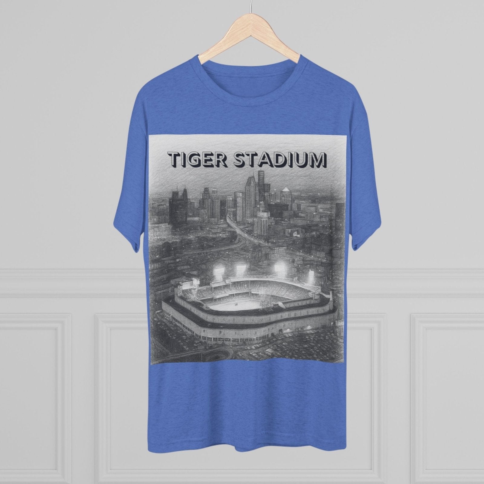 Tiger Stadium Sketch Tee, Detroit Baseball Fan Shirt, Ernie Harwell, 1984 World Series, Bless You Boys, Unisex Crewneck, Vintage Sports Tee, - Selden &amp; Kingsley