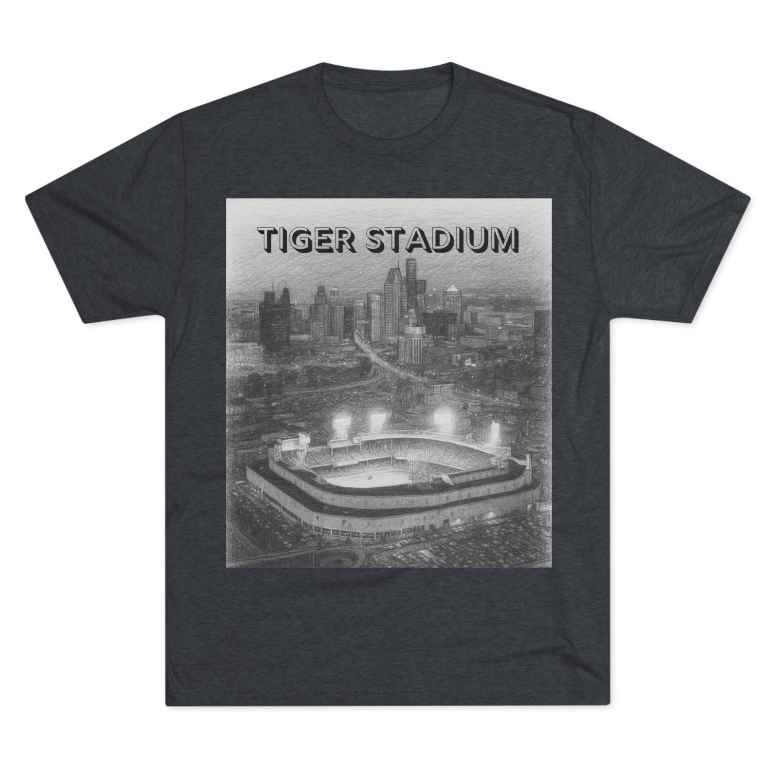 Tiger Stadium Sketch Tee, Detroit Baseball Fan Shirt, Ernie Harwell, 1984 World Series, Bless You Boys, Unisex Crewneck, Vintage Sports Tee, - Selden & Kingsley