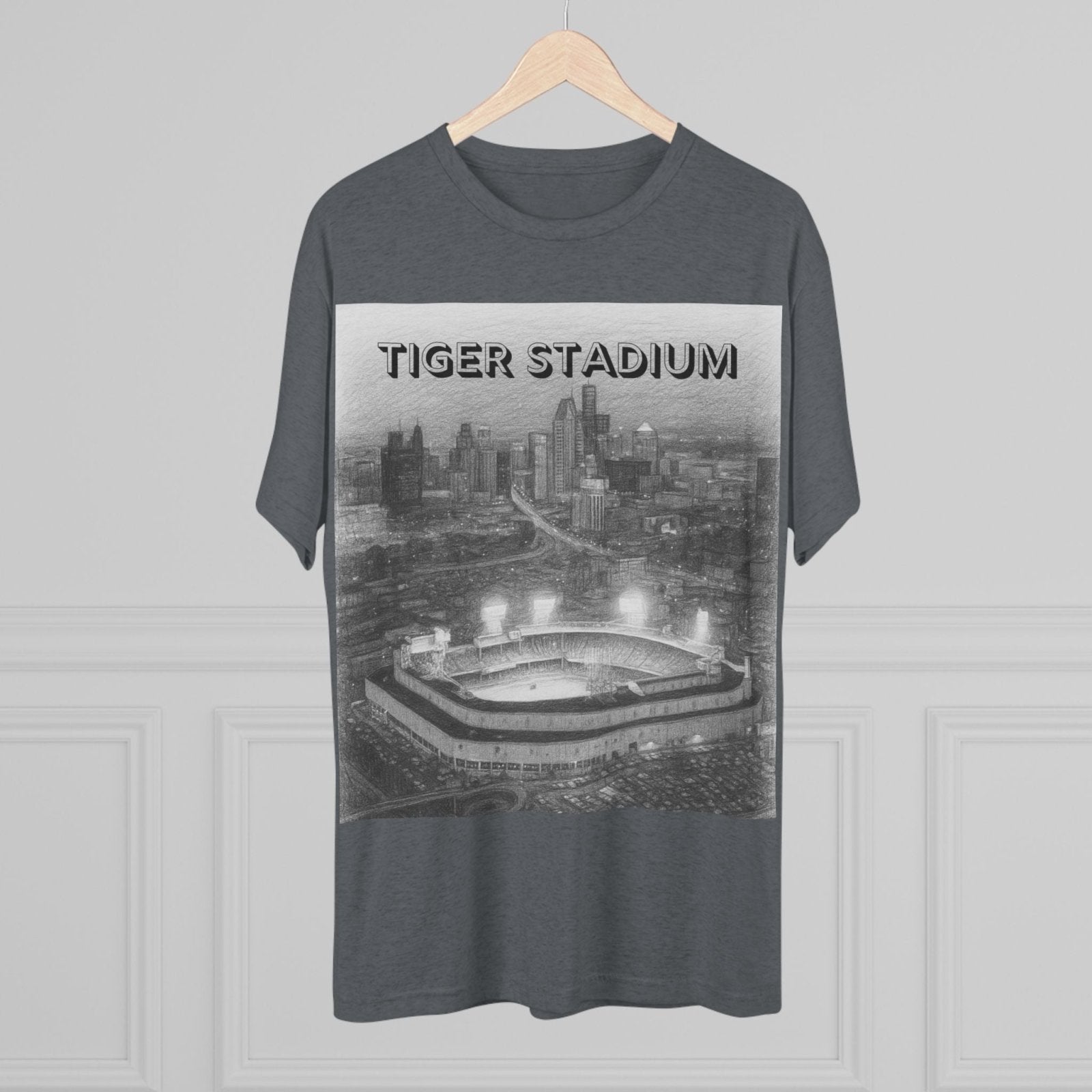 Tiger Stadium Sketch Tee, Detroit Baseball Fan Shirt, Ernie Harwell, 1984 World Series, Bless You Boys, Unisex Crewneck, Vintage Sports Tee, - Selden &amp; Kingsley