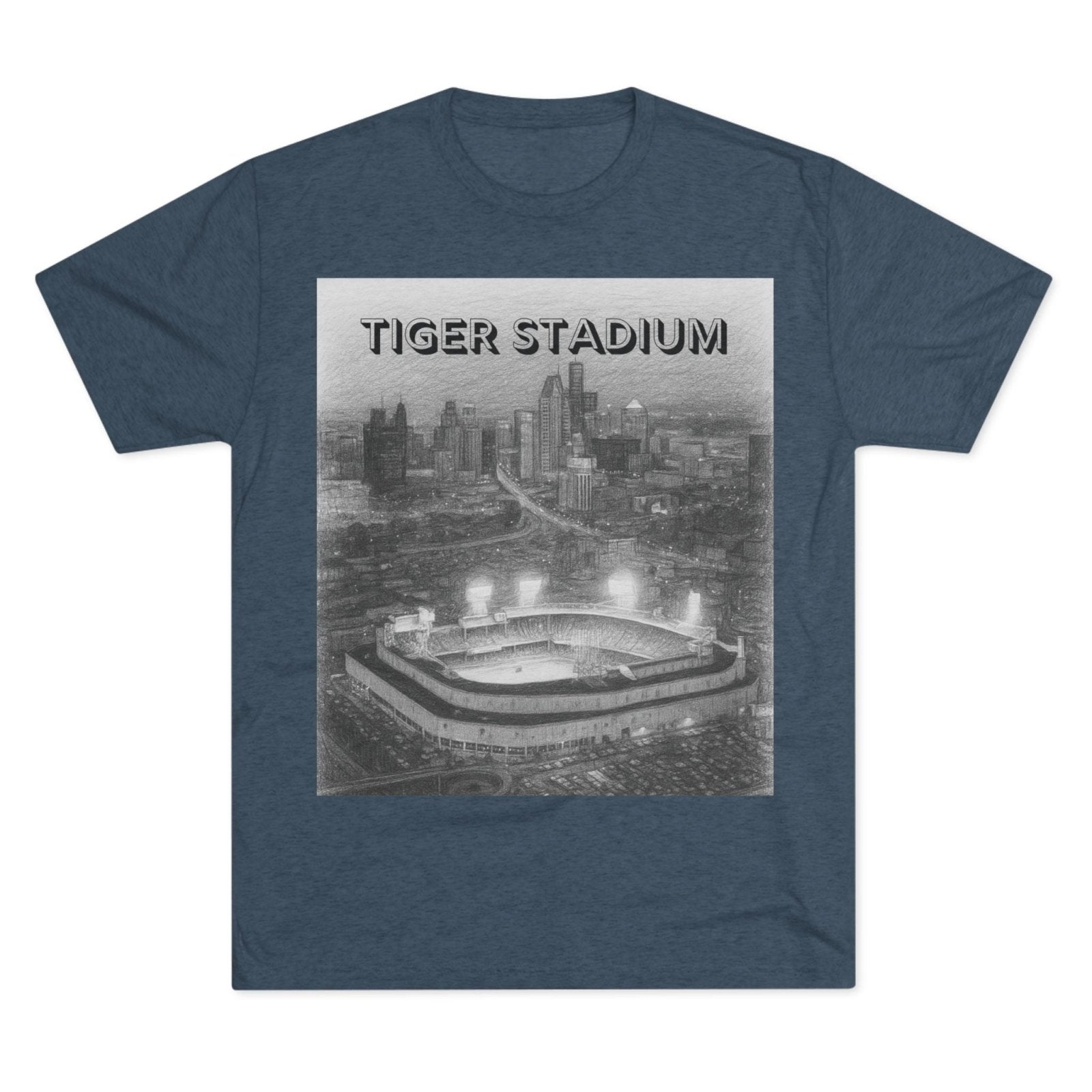 Tiger Stadium Sketch Tee, Detroit Baseball Fan Shirt, Ernie Harwell, 1984 World Series, Bless You Boys, Unisex Crewneck, Vintage Sports Tee, - Selden & Kingsley