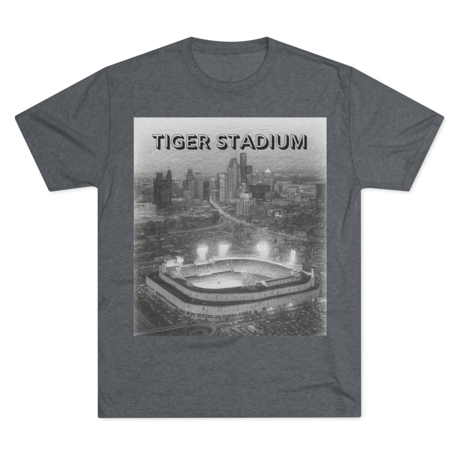 Tiger Stadium Sketch Tee, Detroit Baseball Fan Shirt, Ernie Harwell, 1984 World Series, Bless You Boys, Unisex Crewneck, Vintage Sports Tee, - Selden & Kingsley