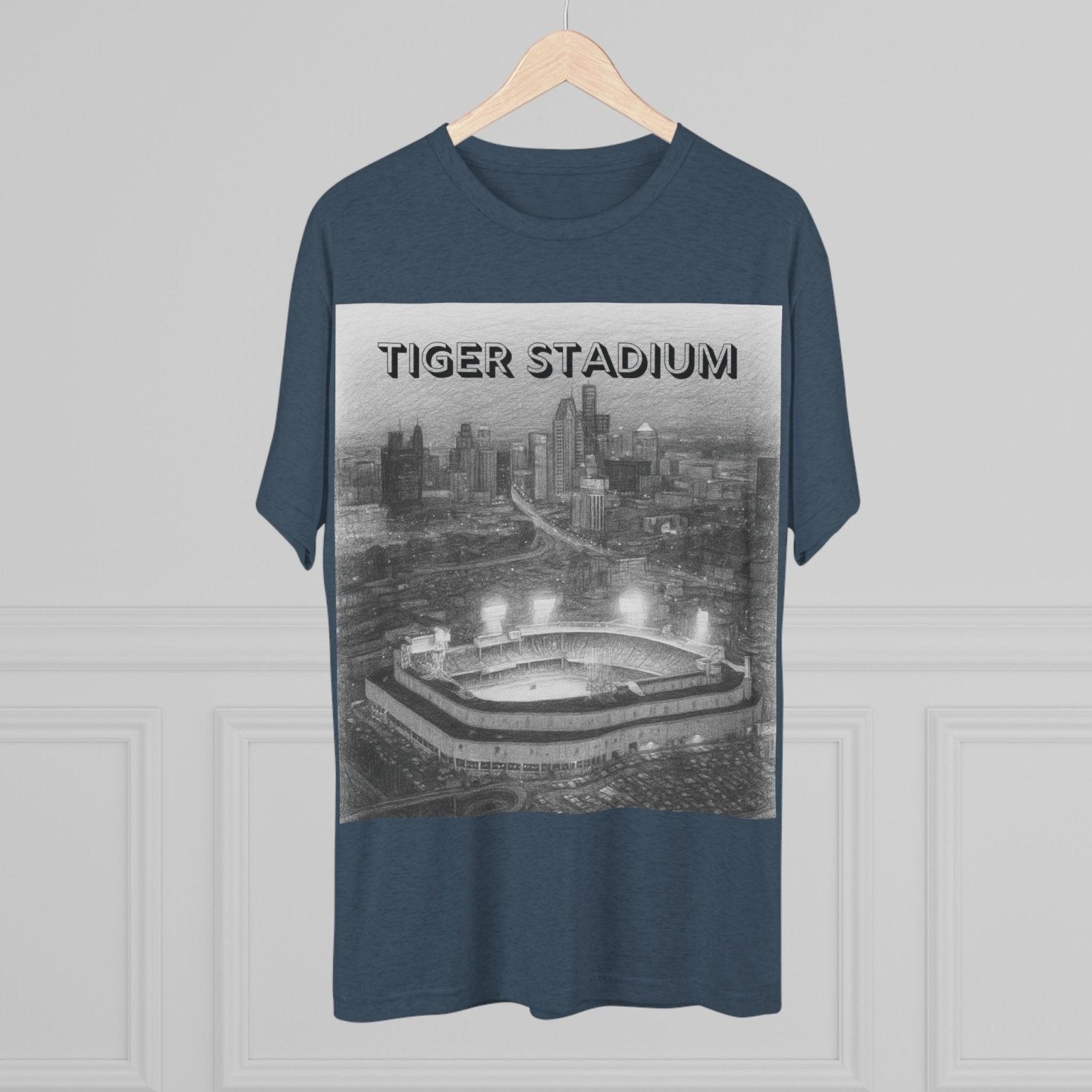 Tiger Stadium Sketch Tee, Detroit Baseball Fan Shirt, Ernie Harwell, 1984 World Series, Bless You Boys, Unisex Crewneck, Vintage Sports Tee, - Selden &amp; Kingsley