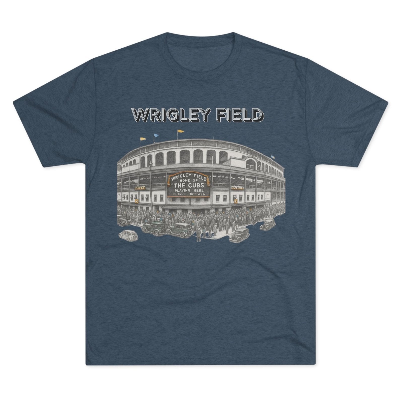 Vintage Wrigley Field Tee Shirt, Iconic Stadium, Baseball Chicago Fan Gift, Unisex Crewneck Tshirt, Baseball Tee, North Side - Selden & Kingsley