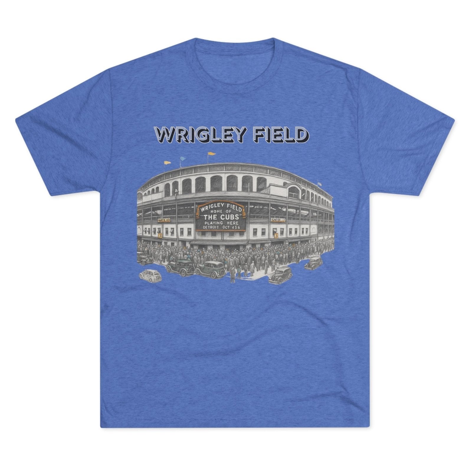 Vintage Wrigley Field Tee Shirt, Iconic Stadium, Baseball Chicago Fan Gift, Unisex Crewneck Tshirt, Baseball Tee, North Side - Selden & Kingsley
