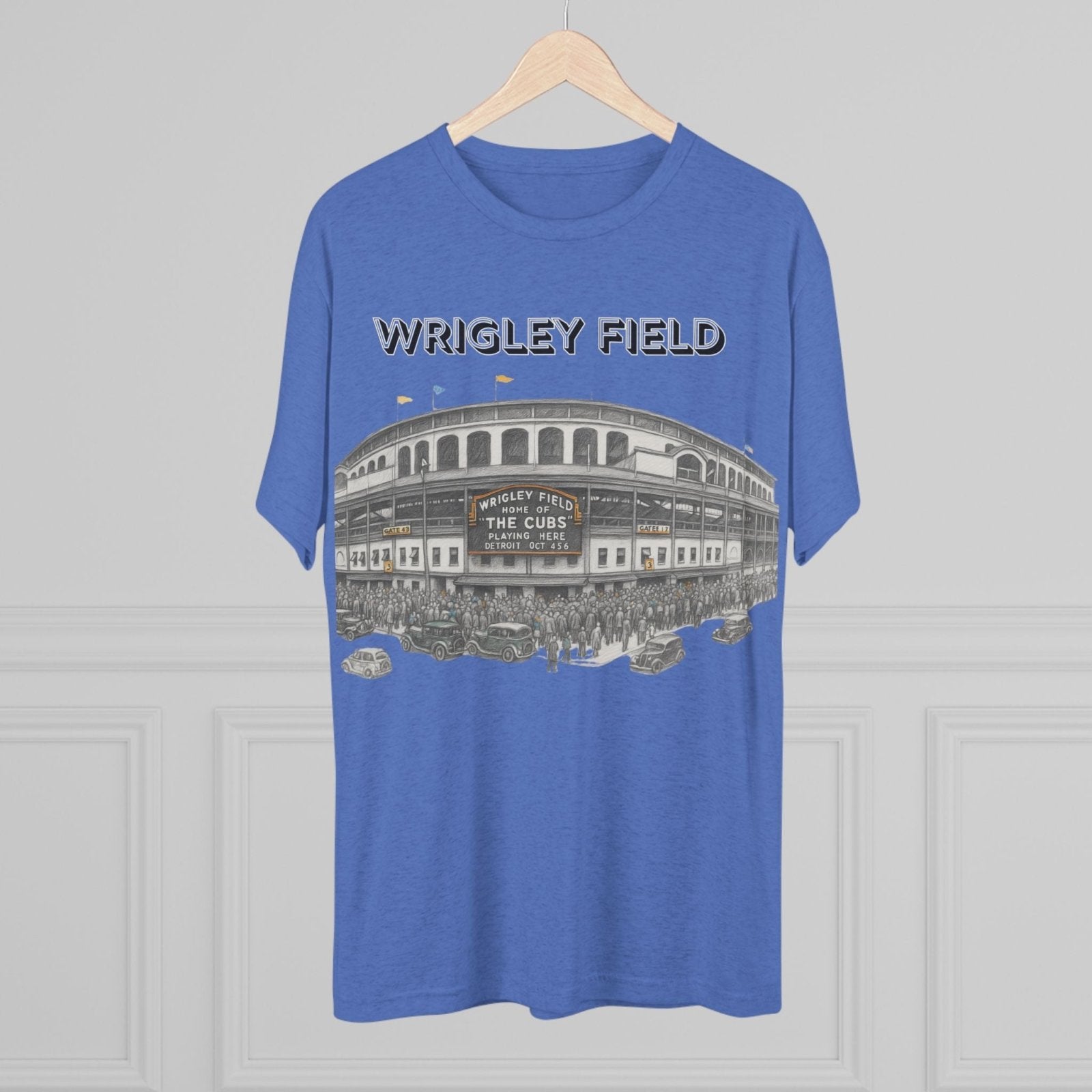 Vintage Wrigley Field Tee Shirt, Iconic Stadium, Baseball Chicago Fan Gift, Unisex Crewneck Tshirt, Baseball Tee, North Side - Selden &amp; Kingsley