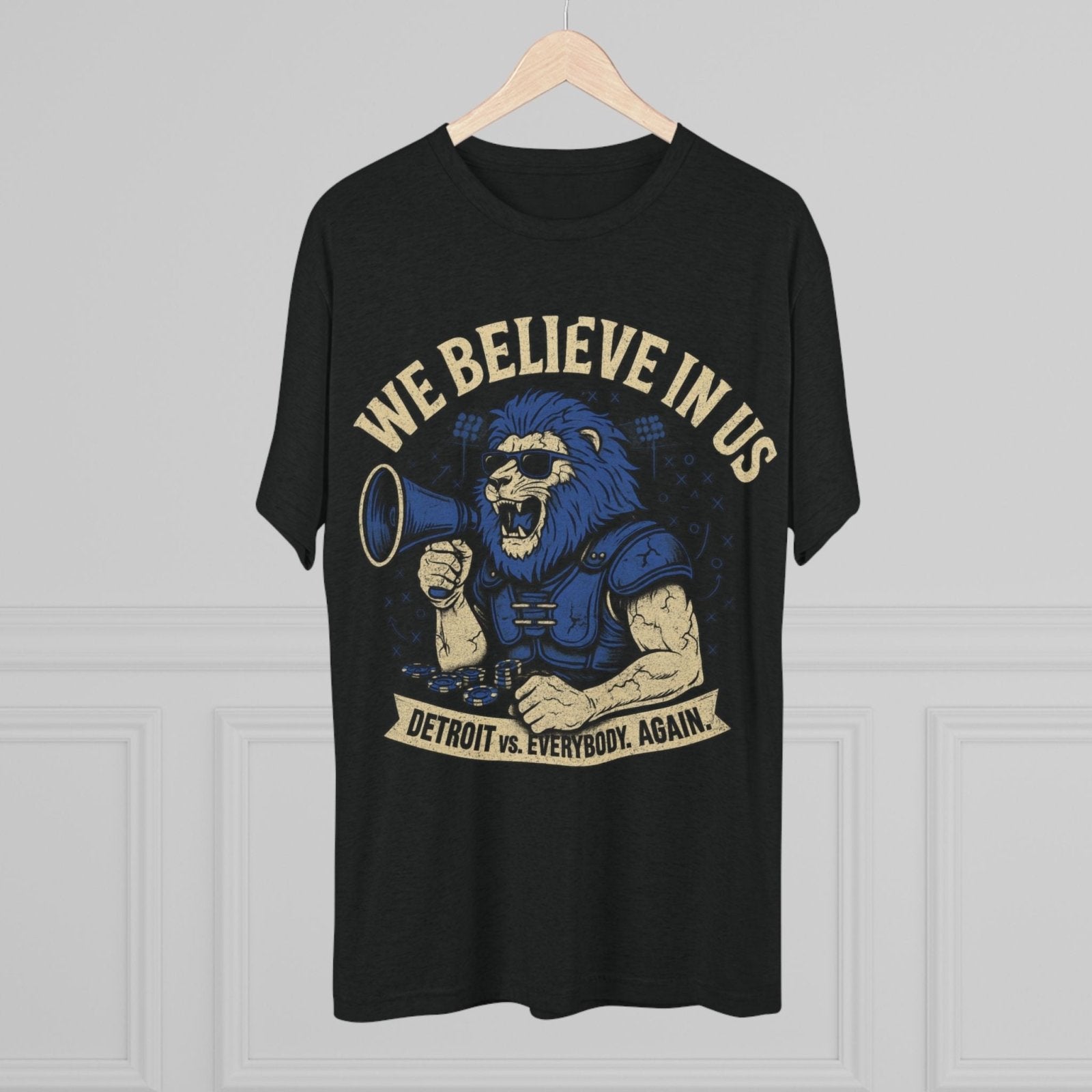 We Believe In Us Tee, Dan Campbell Quote Shirt, Team Spirit T-Shirt, Motivational Sports Top, Believe in Us Crewneck, Lions Fan Gift - Selden &amp; Kingsley