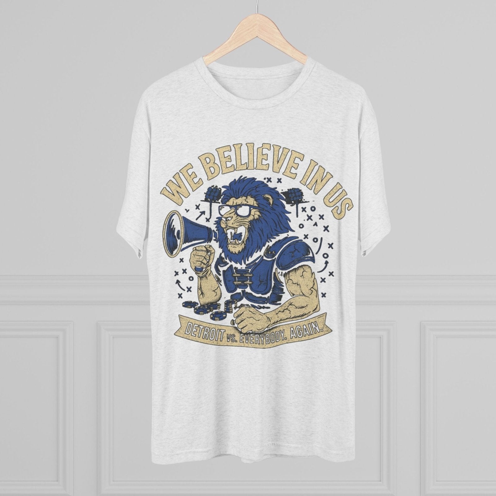 We Believe In Us Tee, Dan Campbell Quote Shirt, Team Spirit T-Shirt, Motivational Sports Top, Believe in Us Crewneck, Lions Fan Gift - Selden &amp; Kingsley