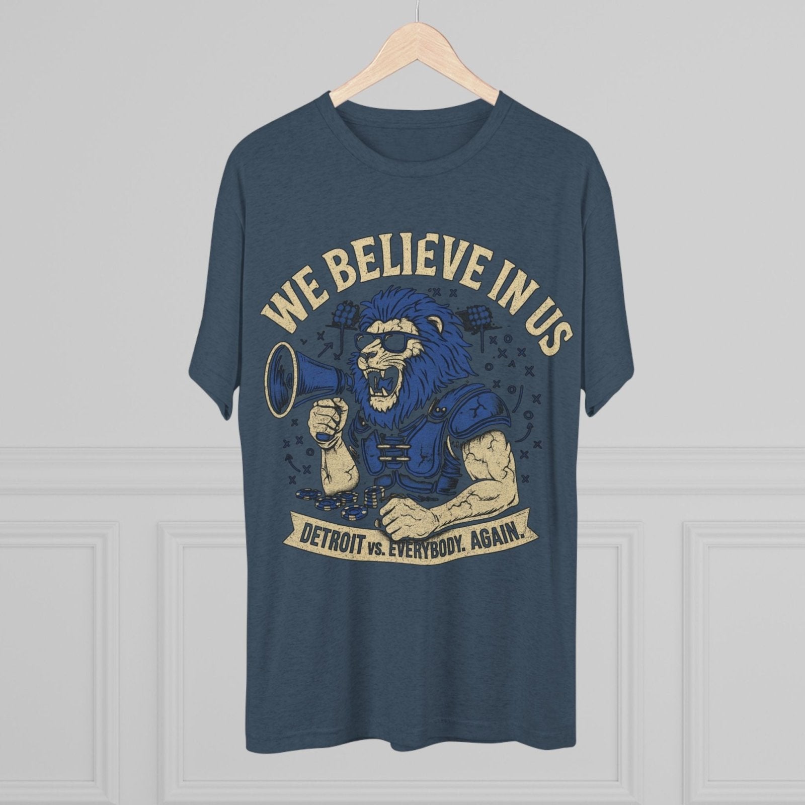 We Believe In Us Tee, Dan Campbell Quote Shirt, Team Spirit T-Shirt, Motivational Sports Top, Believe in Us Crewneck, Lions Fan Gift - Selden &amp; Kingsley