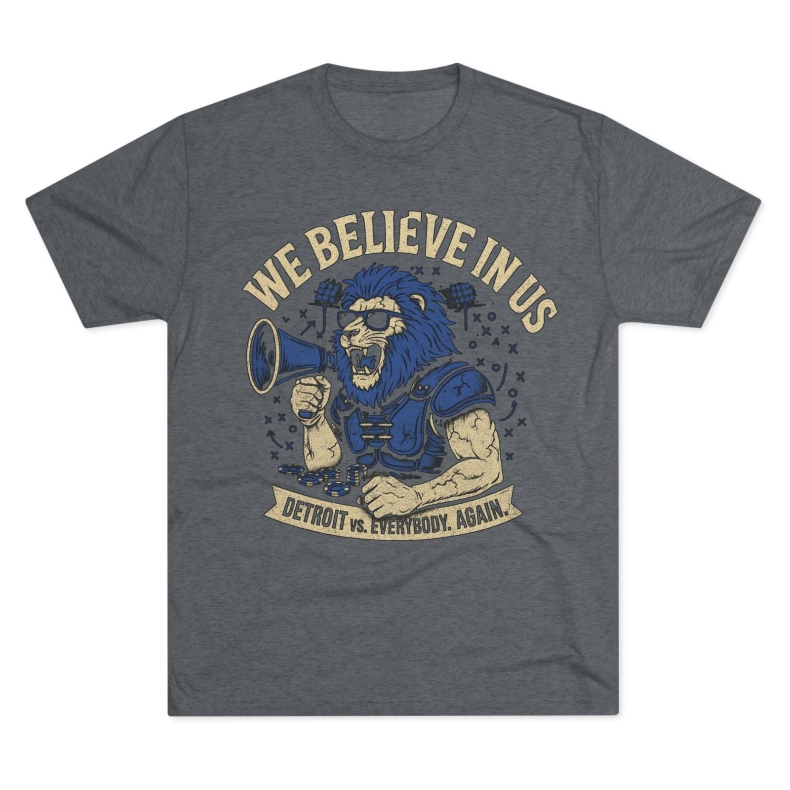 We Believe In Us Tee, Dan Campbell Quote Shirt, Team Spirit T-Shirt, Motivational Sports Top, Believe in Us Crewneck, Lions Fan Gift - Selden & Kingsley