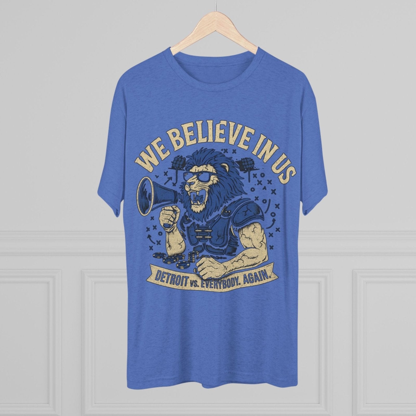 We Believe In Us Tee, Dan Campbell Quote Shirt, Team Spirit T-Shirt, Motivational Sports Top, Believe in Us Crewneck, Lions Fan Gift - Selden &amp; Kingsley