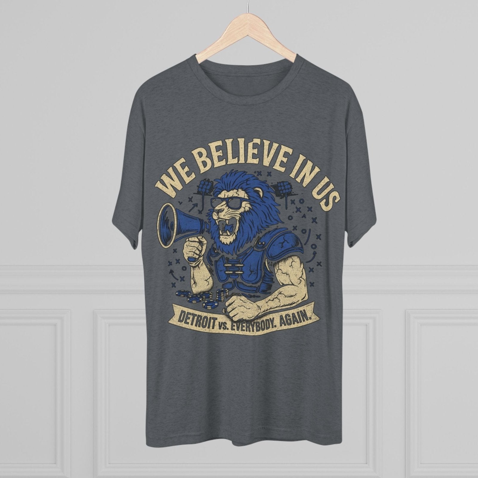 We Believe In Us Tee, Dan Campbell Quote Shirt, Team Spirit T-Shirt, Motivational Sports Top, Believe in Us Crewneck, Lions Fan Gift - Selden &amp; Kingsley