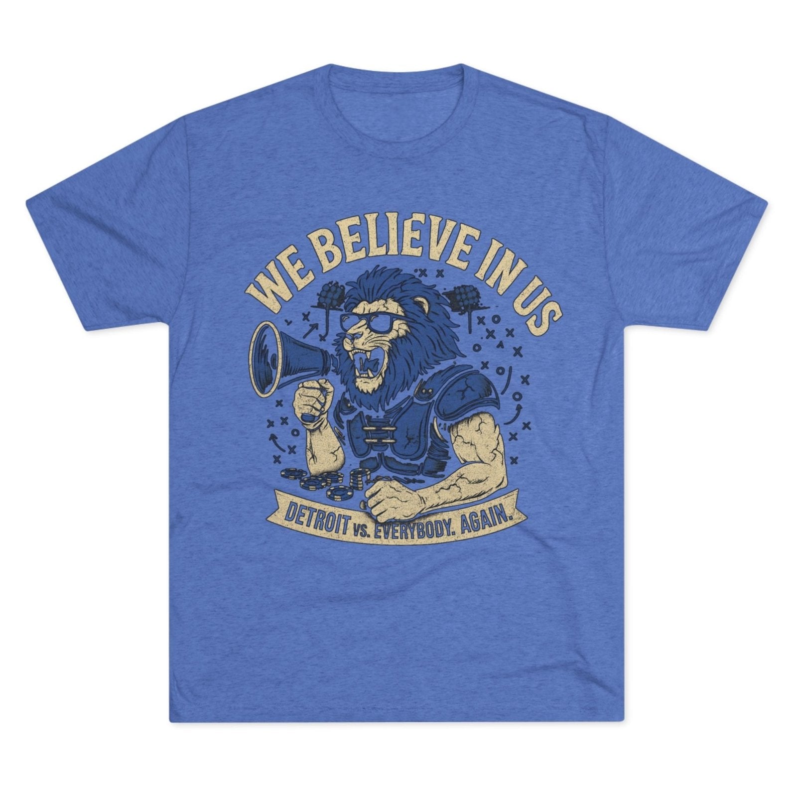 We Believe In Us Tee, Dan Campbell Quote Shirt, Team Spirit T-Shirt, Motivational Sports Top, Believe in Us Crewneck, Lions Fan Gift - Selden & Kingsley