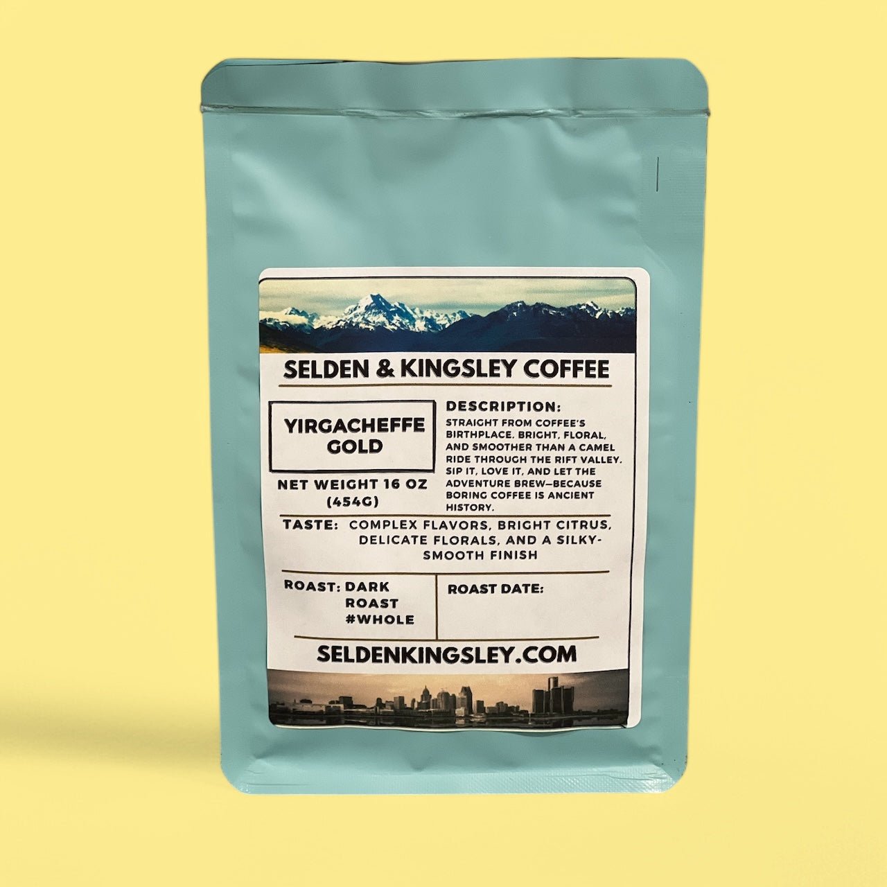 Yirgacheffe Gold  Region: Yirgacheffe, Ethiopia - Selden & Kingsley